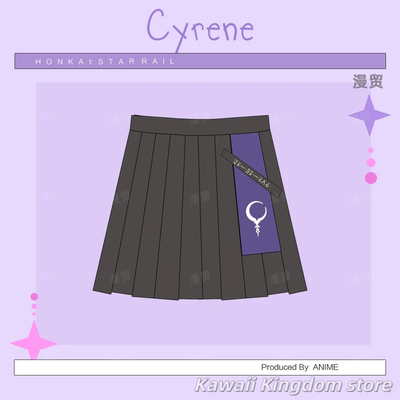 Honkai: Star Rail Cyrene Gioco Costume Cosplay Uniforme Anime Vestire Costumi di Halloween per donna Uomo Set completo