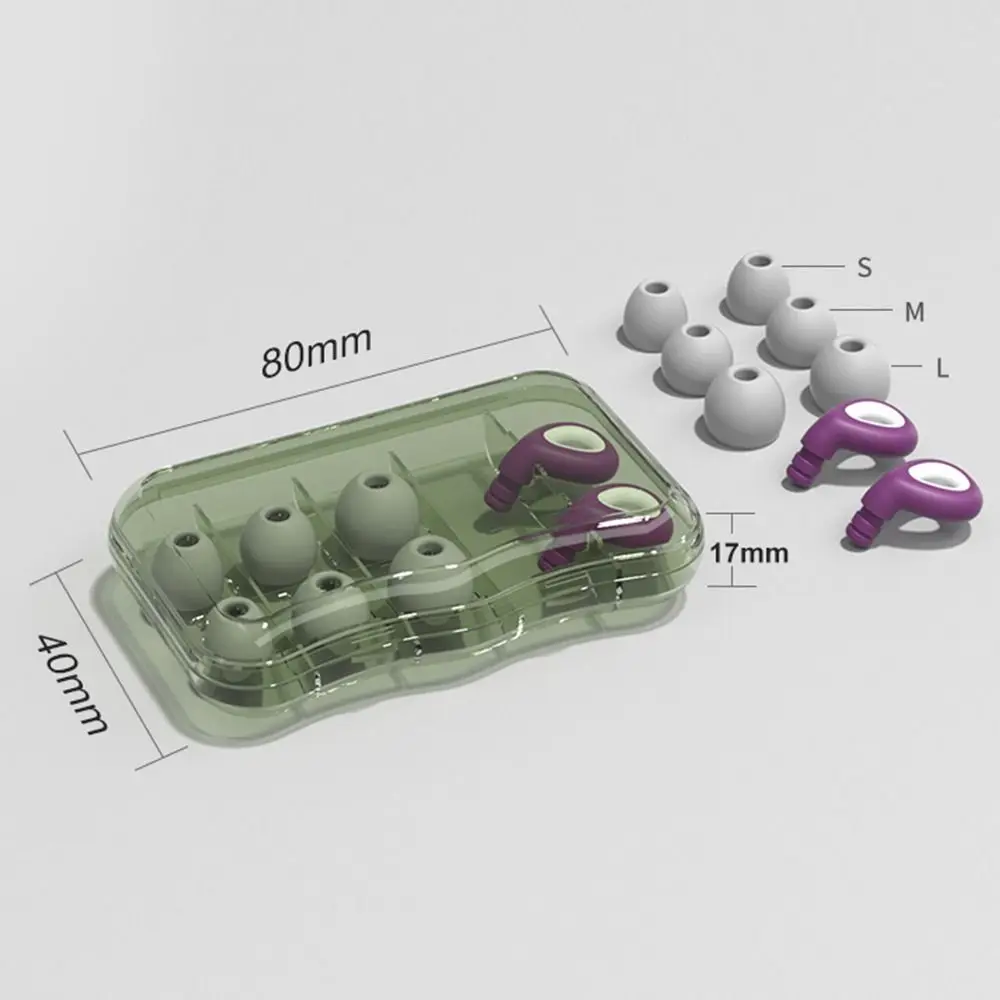 Cura del sonno all'aperto livelli sonori sbiaditi auricolare in Silicone filtro per la riduzione del rumore protezione dell'udito auricolari per musicisti tappi per le orecchie