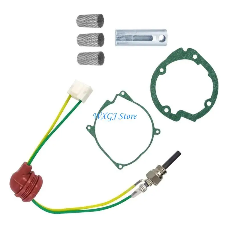 

37JE Automotive Ceramic Glowing Plugs Replacements 12V Seal Parking Heater Accessories for Cars Trucks Boats Use