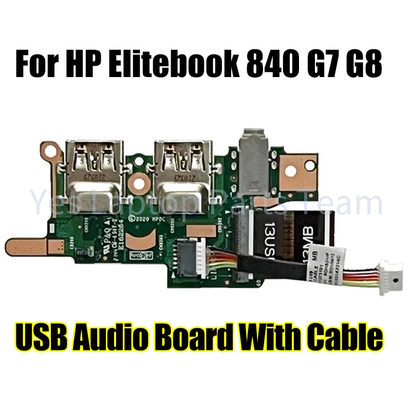 

USB-кабель для аудиоплаты ноутбука HP Elitebook 840 G7 G8 6035B0205401-USB-A01 6017B1373201 6017B1392801