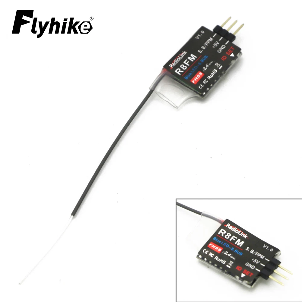 Radiolink Mini R8FM 2.4GHz 8CH ricevitore RC supporto segnale SBUS PPM per trasmettitore T8FB/T8S