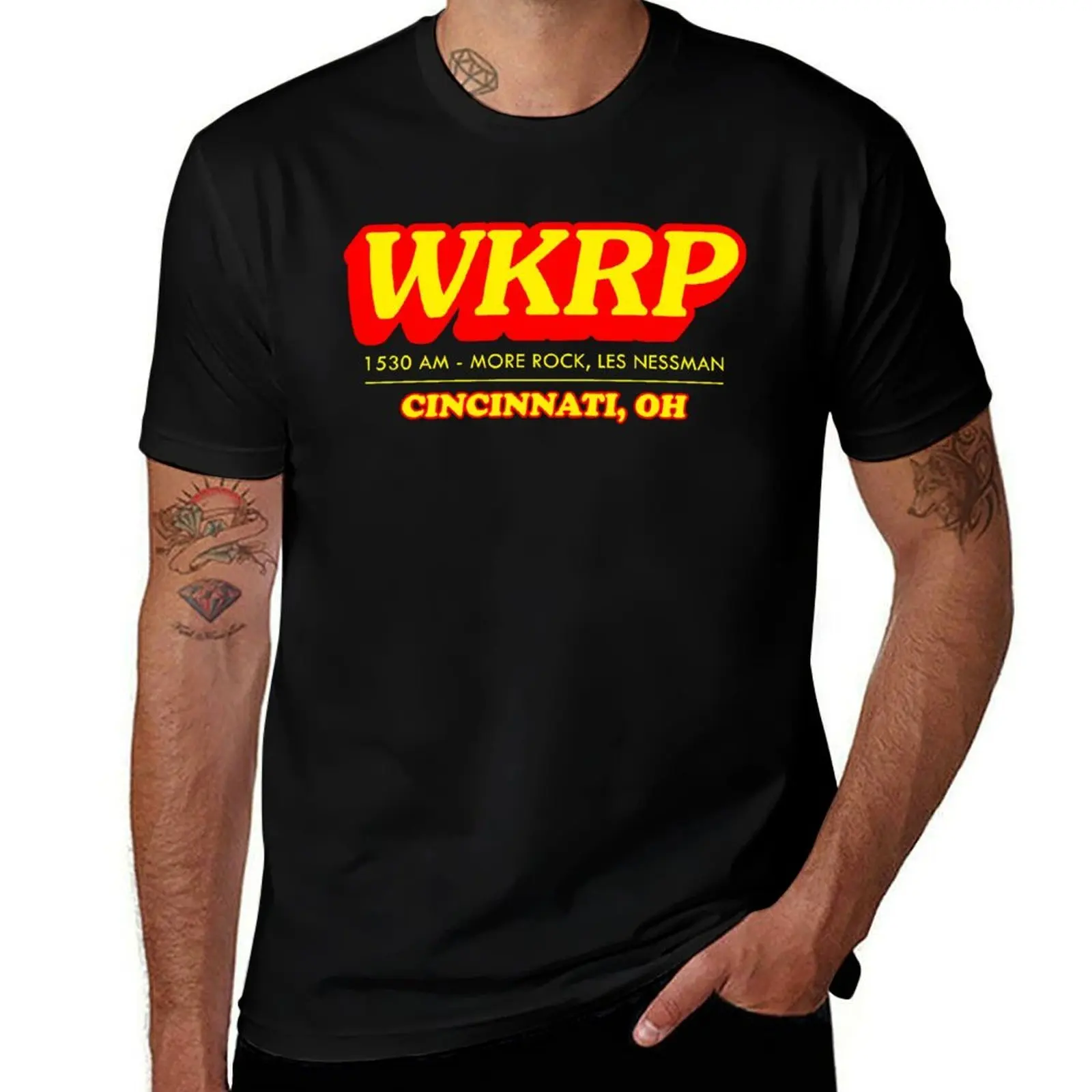 

Wkrp logo classic t shirt T-Shirt anime t shirts for man printed t shirts for man T-Shirt