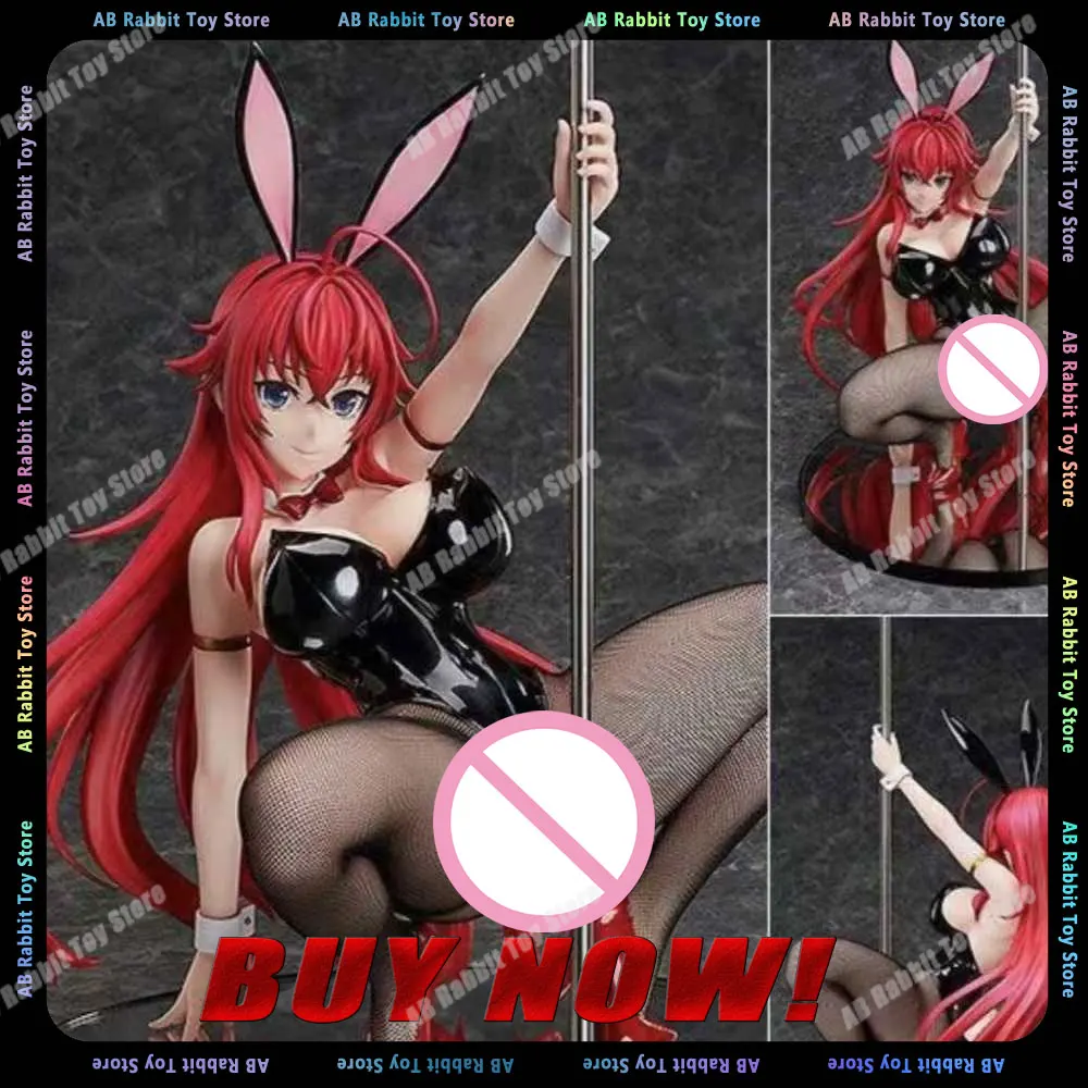 41cm Anime High School D×D Figure Rias Gremory Figures Pvc Sexy Bunny Girl Statue Collection Model Decoration Kid Toy Xmas Gifts