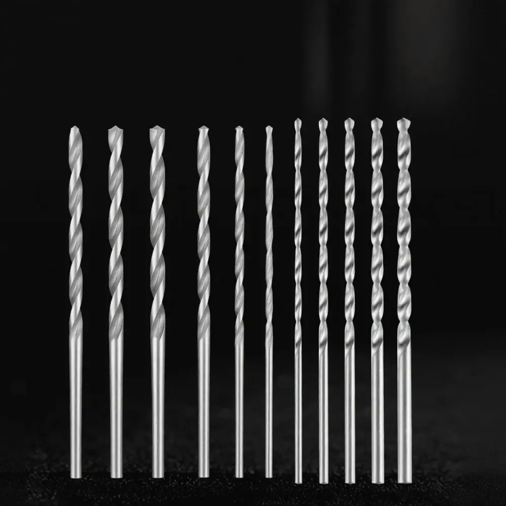 Extra Long Drill Bits High Speed Steel Straight Shank Deep Hole Woodworking Power Drill Hardware Replacement Kit