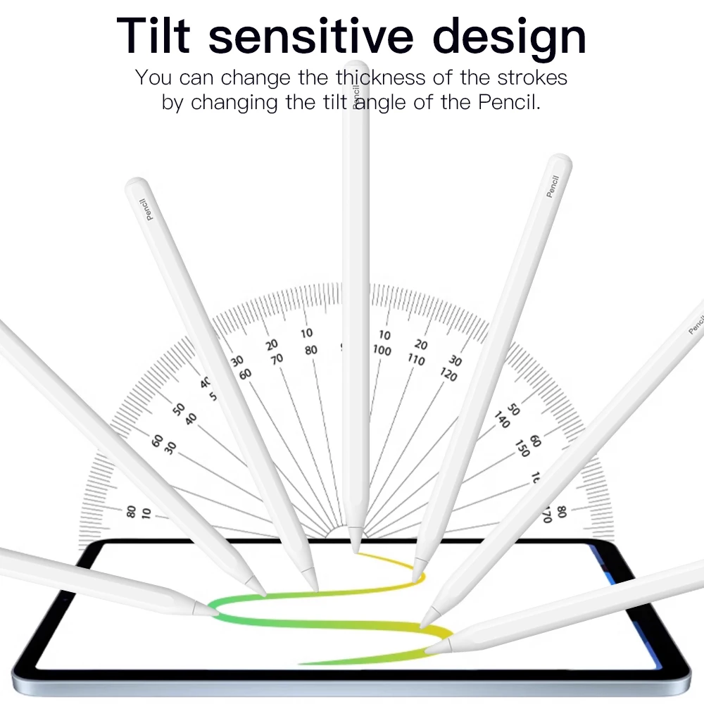 قلم مغناطيسي جديد لقلم أبل شحن لاسلكي لأجهزة iPad 2025 2024 2023 2022 2021 2020 2019 2018 قلم لمس ملحقات iPad