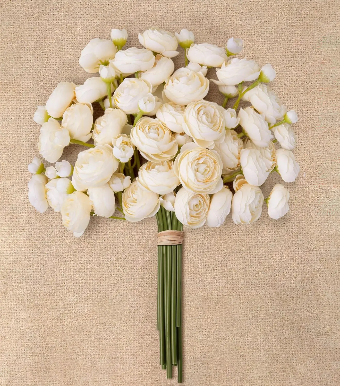 

Ranunculus Artificial Flowers 18 Pcs, Faux Silk Mini Peonies Bulk Flowers for Vase, Fake Wedding Filler Flowers for DIY