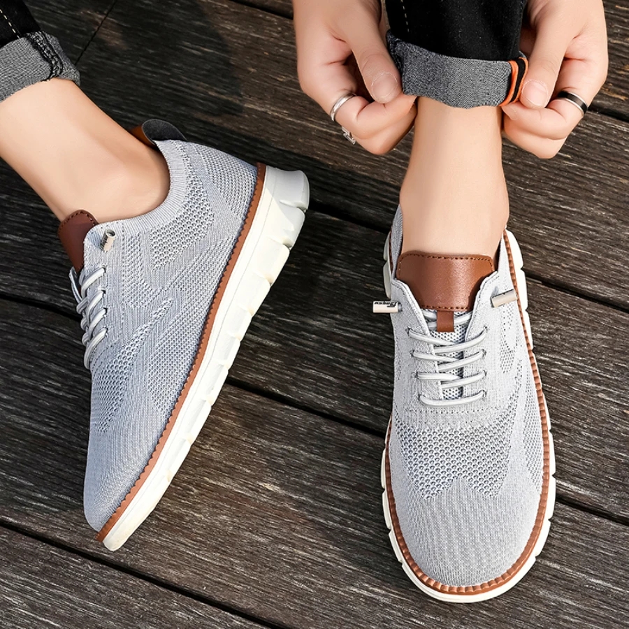 STRONGSHEN Summer Men Casual Shoes Spring Breathable Running Loafers Shoes Flats Jogging Sports Low Top Shoes Zapatos Hombre