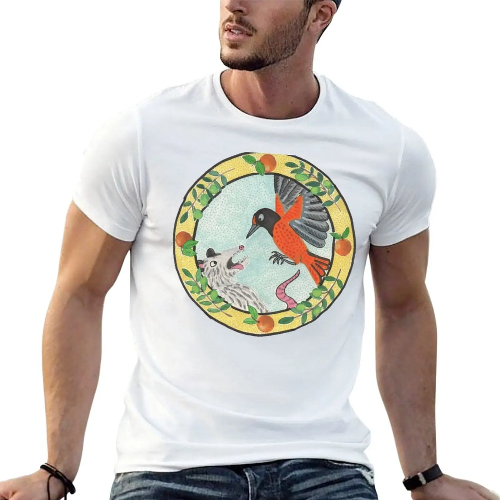 

O is for Oriole T-Shirt t shirt custom print essential t shirt cotton t shirts man 100% T-Shirt