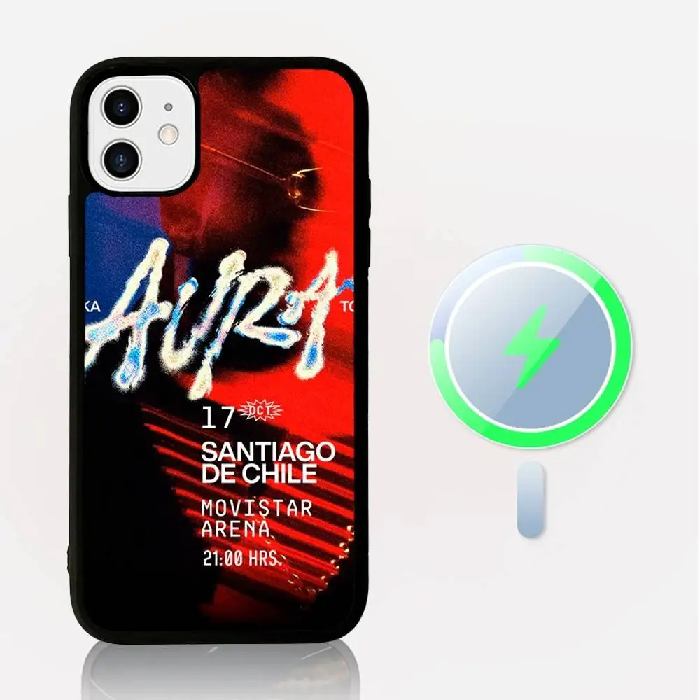 مغني الراب ماكا هالة 2025 جولة جراب هاتف حافظة مغناطيسية آيفون 17 16 14 13 12 15 برو ماكس زائد ل Magsafe غطاء الشحن اللاسلكي #5