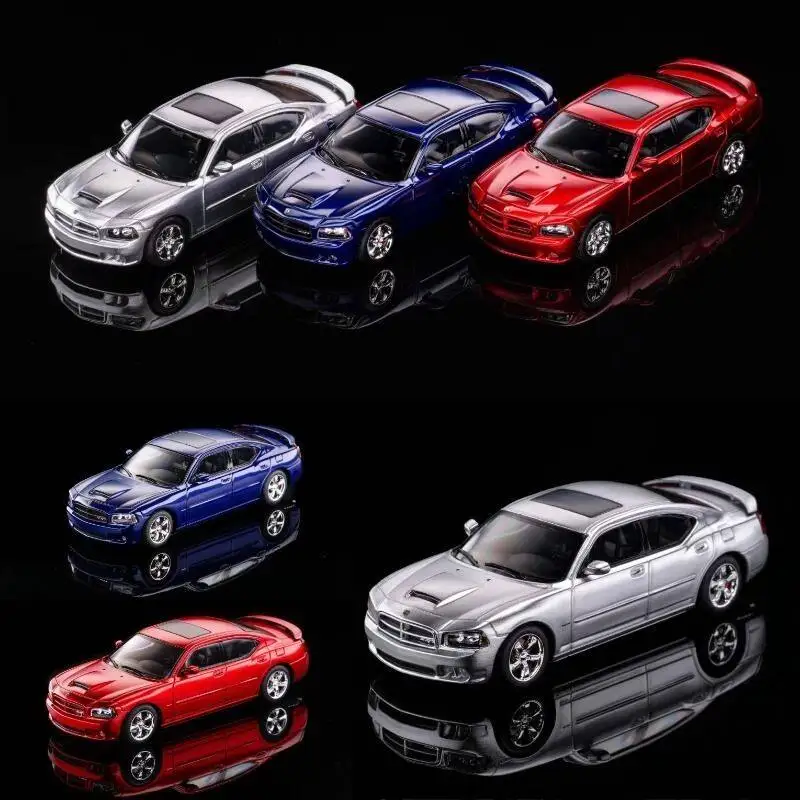 Modelo de Auto de Aleación a Escala 1:64 de Dodge Warhorse Charger 08, Diecast Rollin