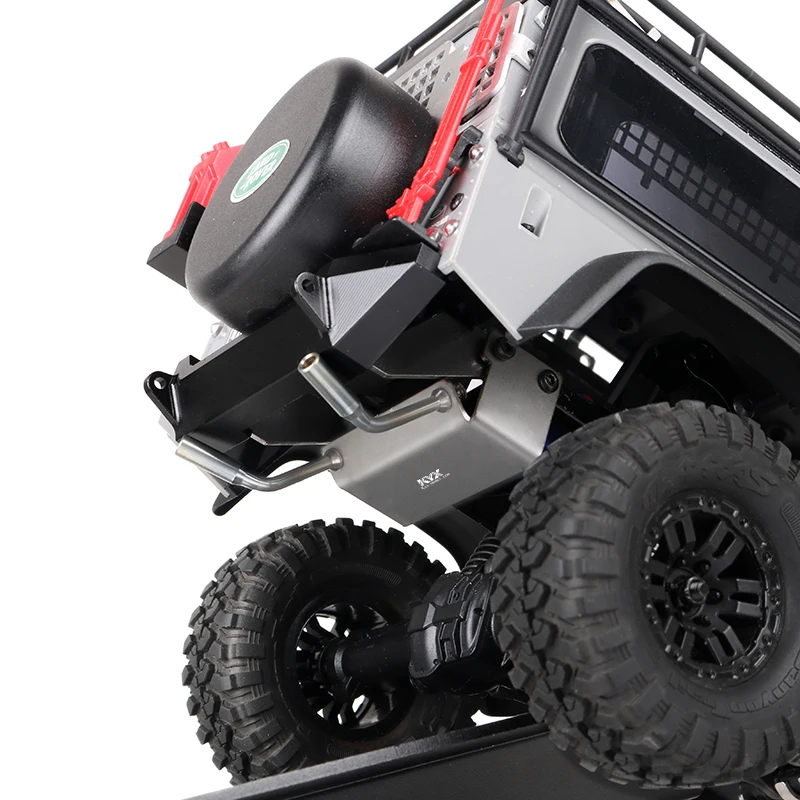 Rura wydechowa ze stopu KYX wyścigowego ulepsza akcesoria do 1/18 zdalnie sterowany samochód gąsienicowy Traxxas TRX4M TRX-4M obrońcy