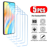 5PCS Tempered Glass For Realme 9 8 7 Pro Plus GT Neo 3 2 Pro C21 C11 8i Screen Protector For OPPO A74 5G A54 A53 A72 A52 A9 A5