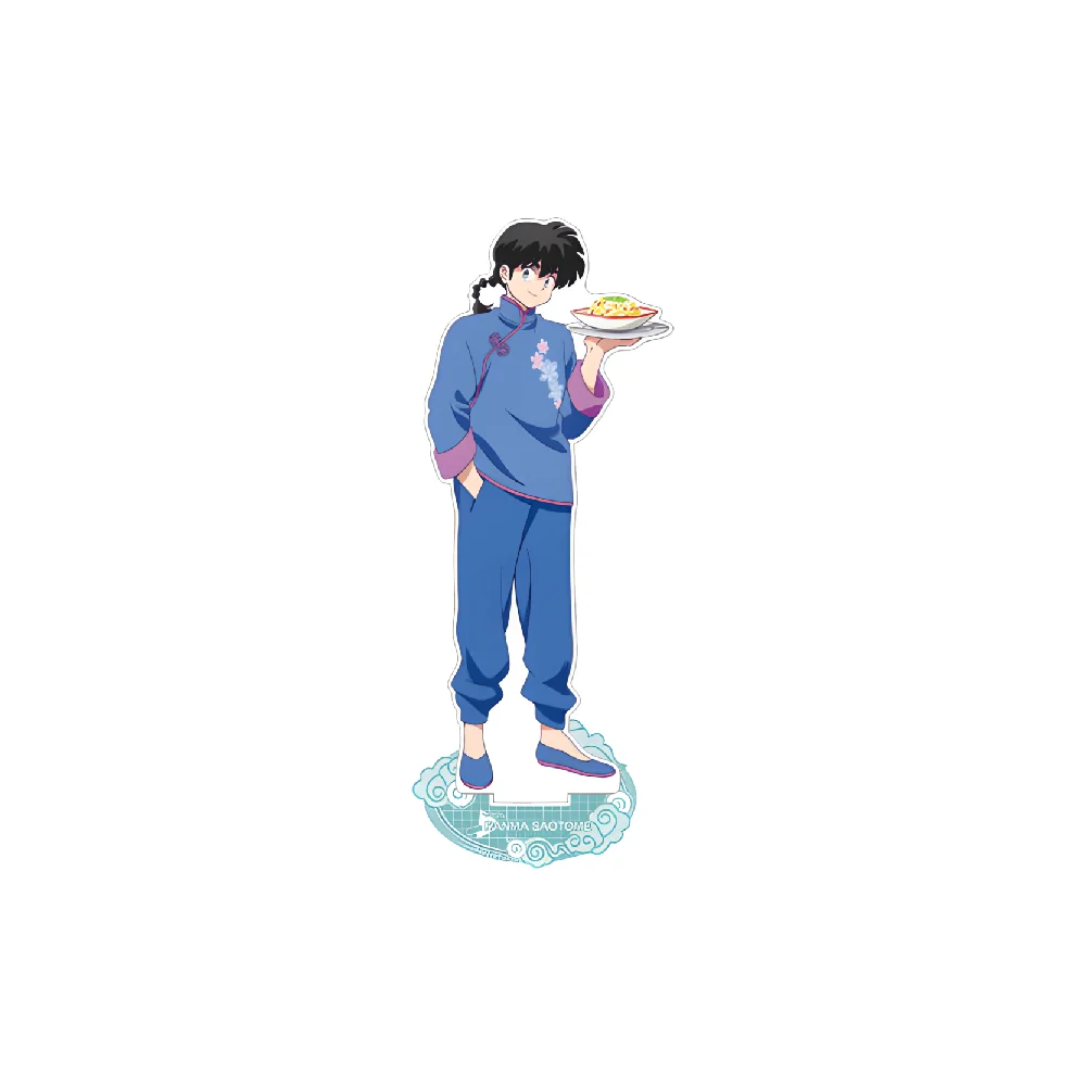 Anime Ranma 1/2 Nibun No Ichi Acrylic Stand Model Plate Decoration Desk Figure Display Friends Girls Gift Cartoon New Year's gif