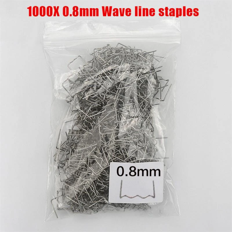 Iron Staples S Wave Staples Welding Machine Accessories Tool Bumper Repair Plastic Welding Bumper Soldering