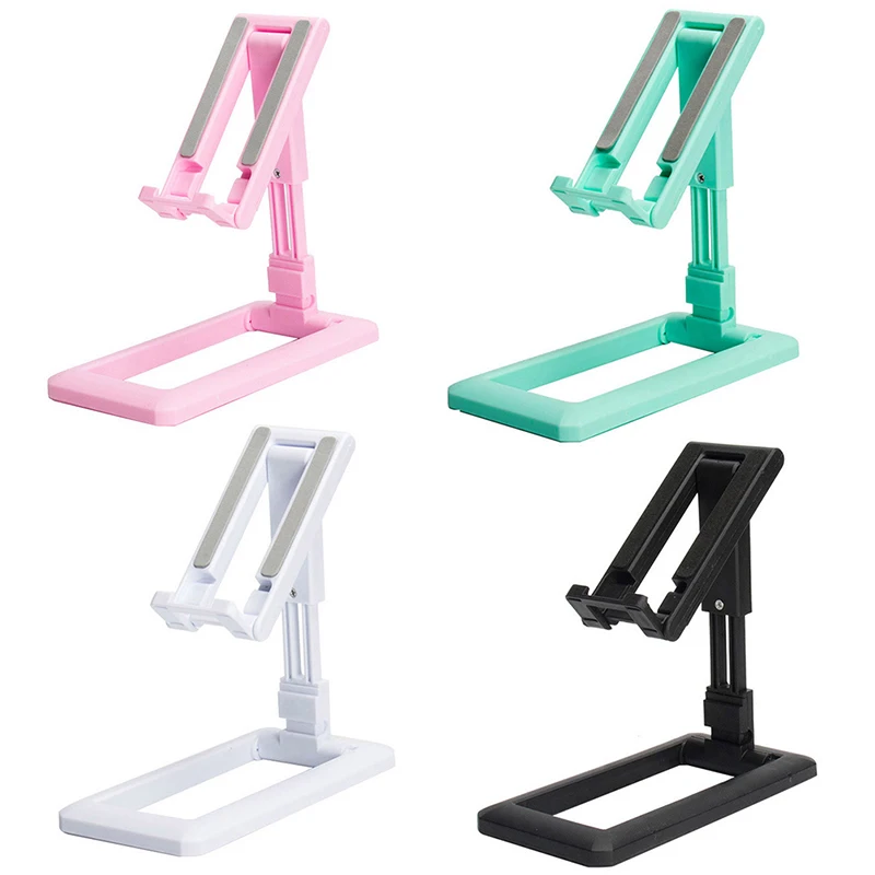 Foldable Desktop Phone Holder Mount Stand For IPhone Samsung Huawei Xiaomi Adjustable Phone Holder For Cell Phone Desktop Holder