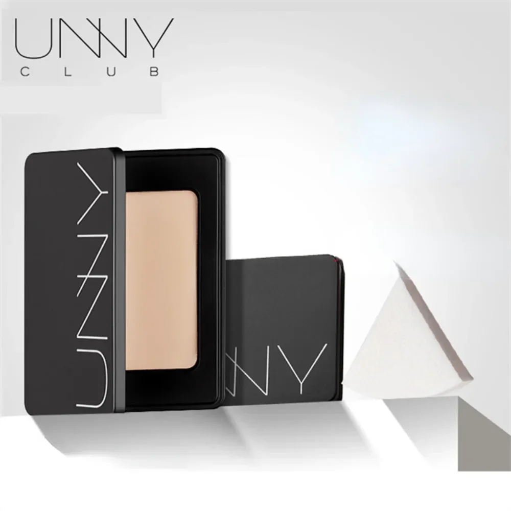 UNNY Foundation ครีมบํารุงผิว Moisturizing Strong คอนซีลเลอร์กันน้ําธรรมชาติโปร่งใสรูขุมขนที่มองไม่เห็นแต่งหน้าเครื่องสําอาง