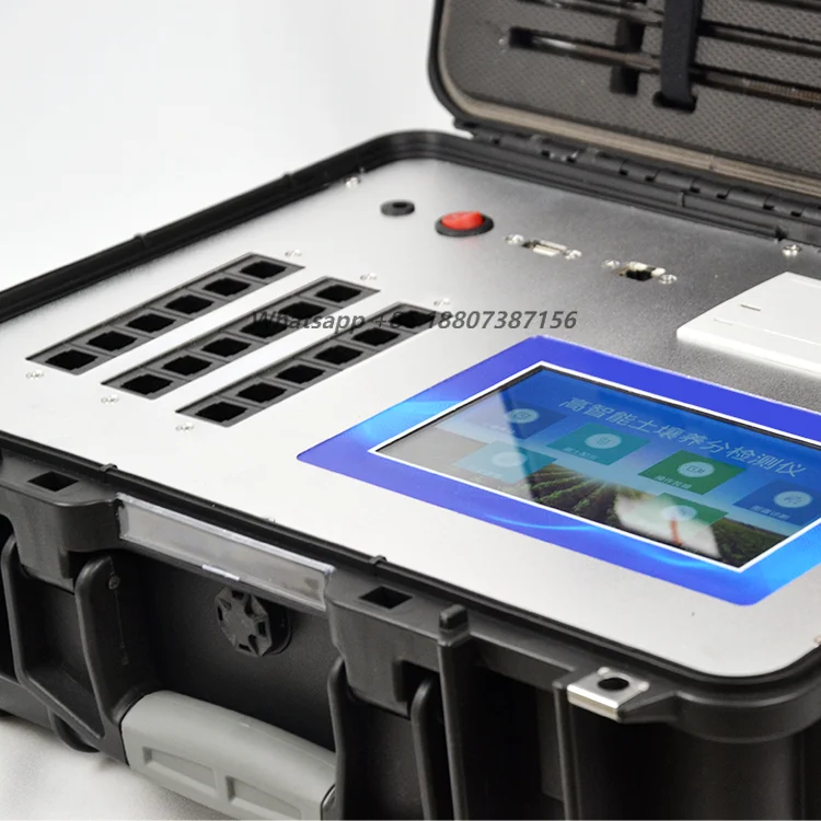 Precision Soil Health   Test N/P/K/Micro/Heavy Metals Professional Fertilizer Quality Tester Rapid Tobacco Crop Tester