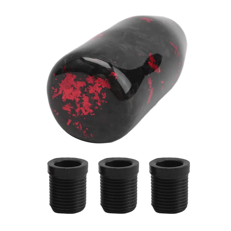 

SFN091 Universal Forged Fiber Cylindrical Shift Knob Gear For Most Cars Decorations Accessories
