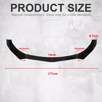 5件升級版前保險桿鏟,階梯式設計,高品質ABS材質,汽車配件 8 最佳銷售 鈴木Cultus保險槓 - №8