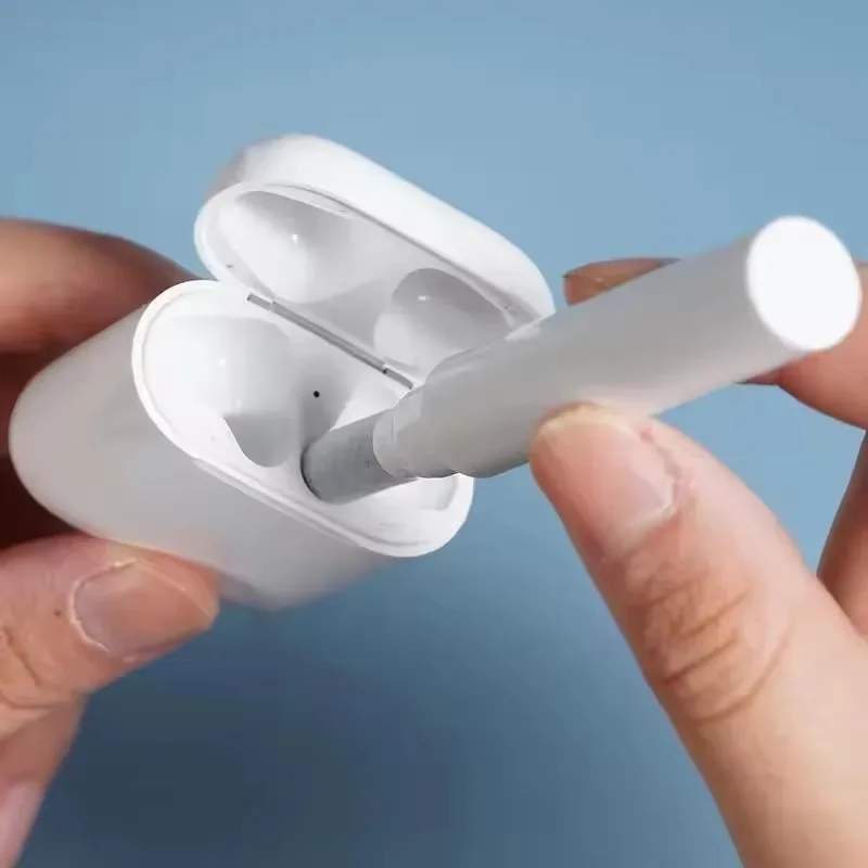 Caneta de limpeza de fones de ouvido 1 unidade – Escova multifuncional para fones de ouvido Bluetooth, alto-falante e porta de f