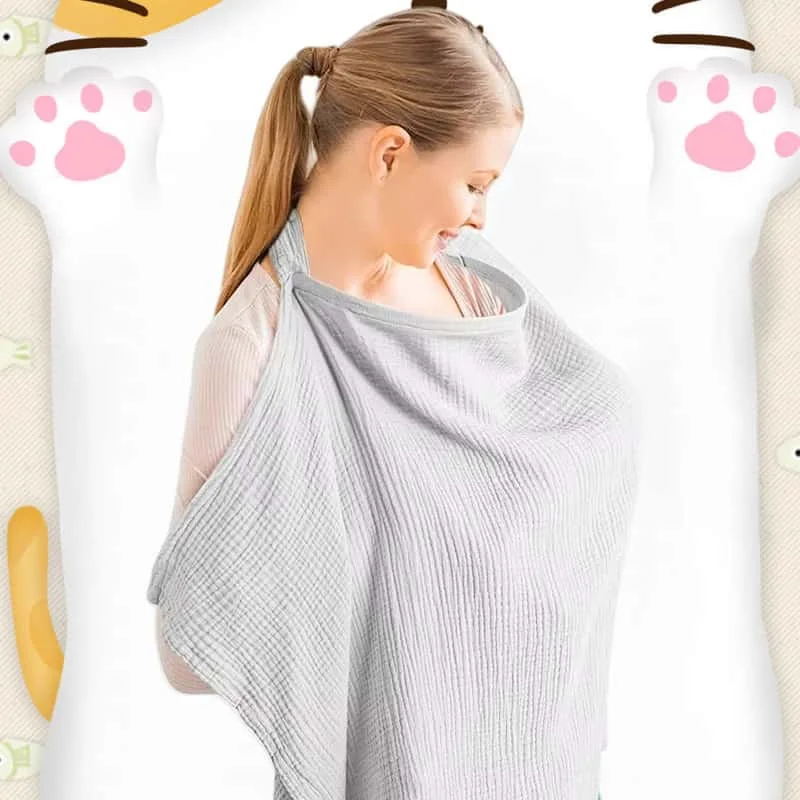 Outdoor Nursing Cover Breastfeeding Apron 1 Piece Breathable Anti Exposure Shawl