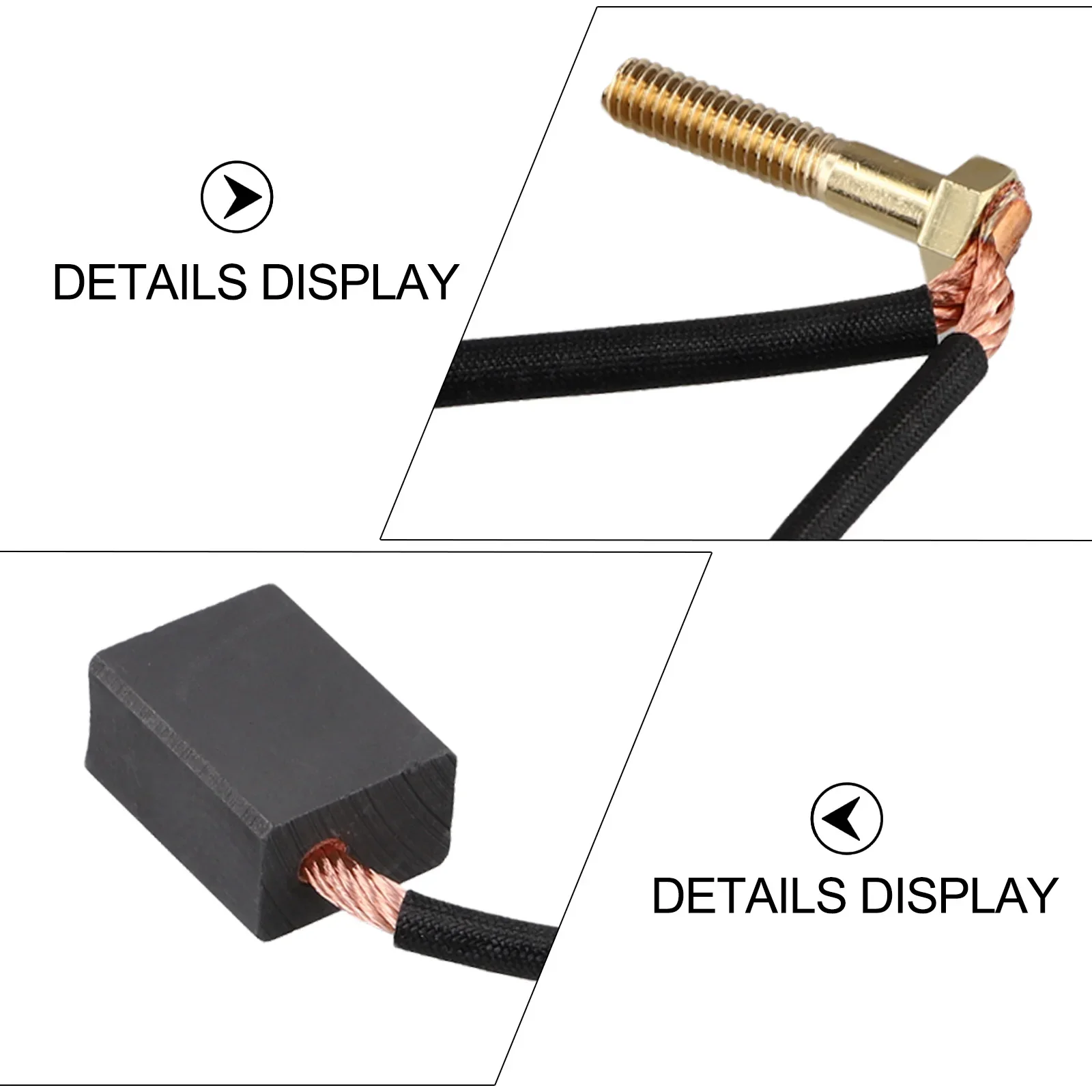 

Motor Brush Set for Electric For Golf Cart Compatible with For ClubCar and For EZGO Part Number 102186201 73120G25