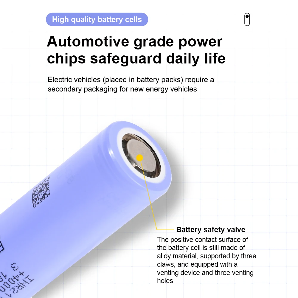 INR21700 40T lithium battery (6pcs )100% original MKEPA 33G 3.7V 4000mAh  battery/dischargeable rechargeable battery