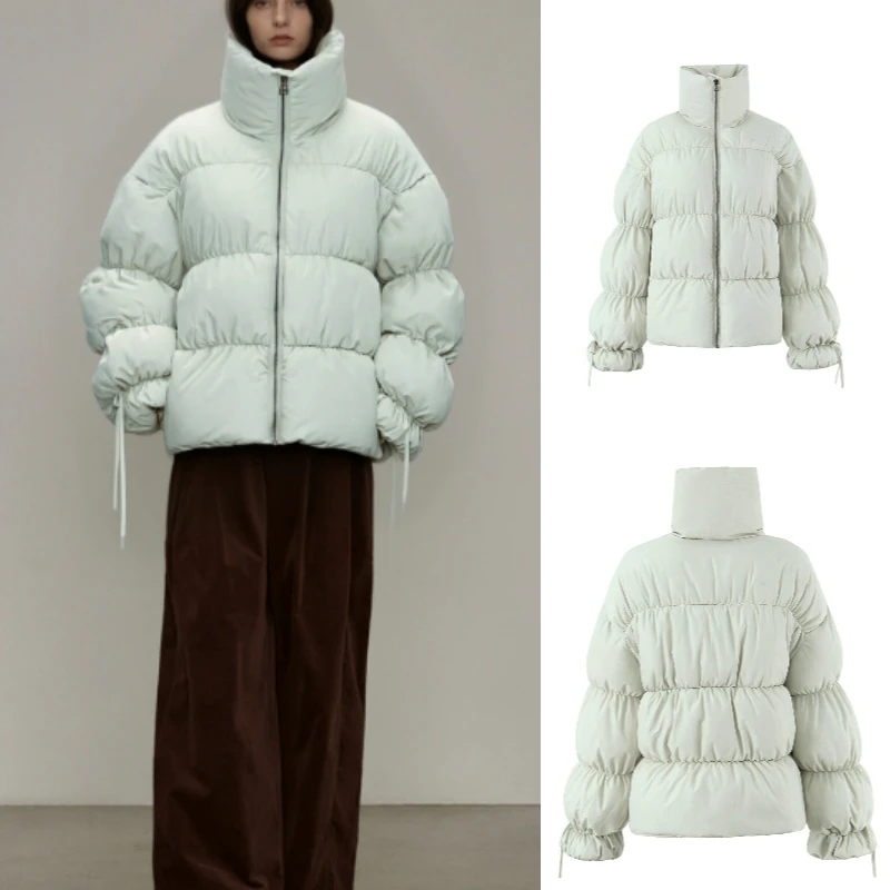 

Fall/Winter Fluffy Cotton Jacket 2025 New Fashion Elegant Advanced Loose Comfortable Casual Style for Women