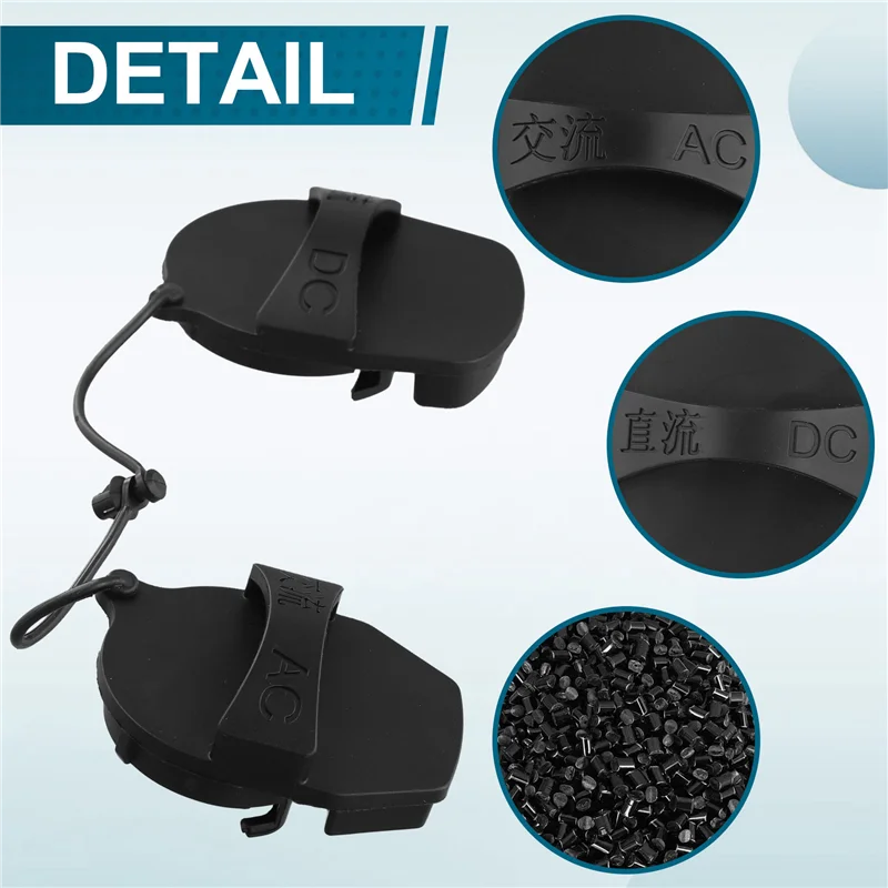 A04E-غطاء منفذ شحن السيارة غطاء غطاء مقبس الشحن الداخلي لسيارة VW ID4 ID.4 Crozz ID3 ID6 #2