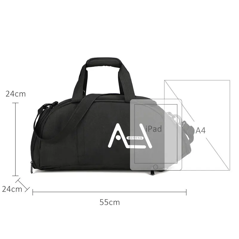 Outdoor Men Travel Sports Bags For Fitness Crossbody Shoulder Bag Multifunction Suitcase Casual Backpack Yoga Fitness Gym Bag