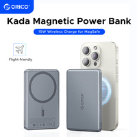 ORICO Kada Magnetic Power Bank 5000mAh/10000mAh PD22.5W Wireless Powerbank Slim Portable Battery Charger for iPhone 16 Samsung