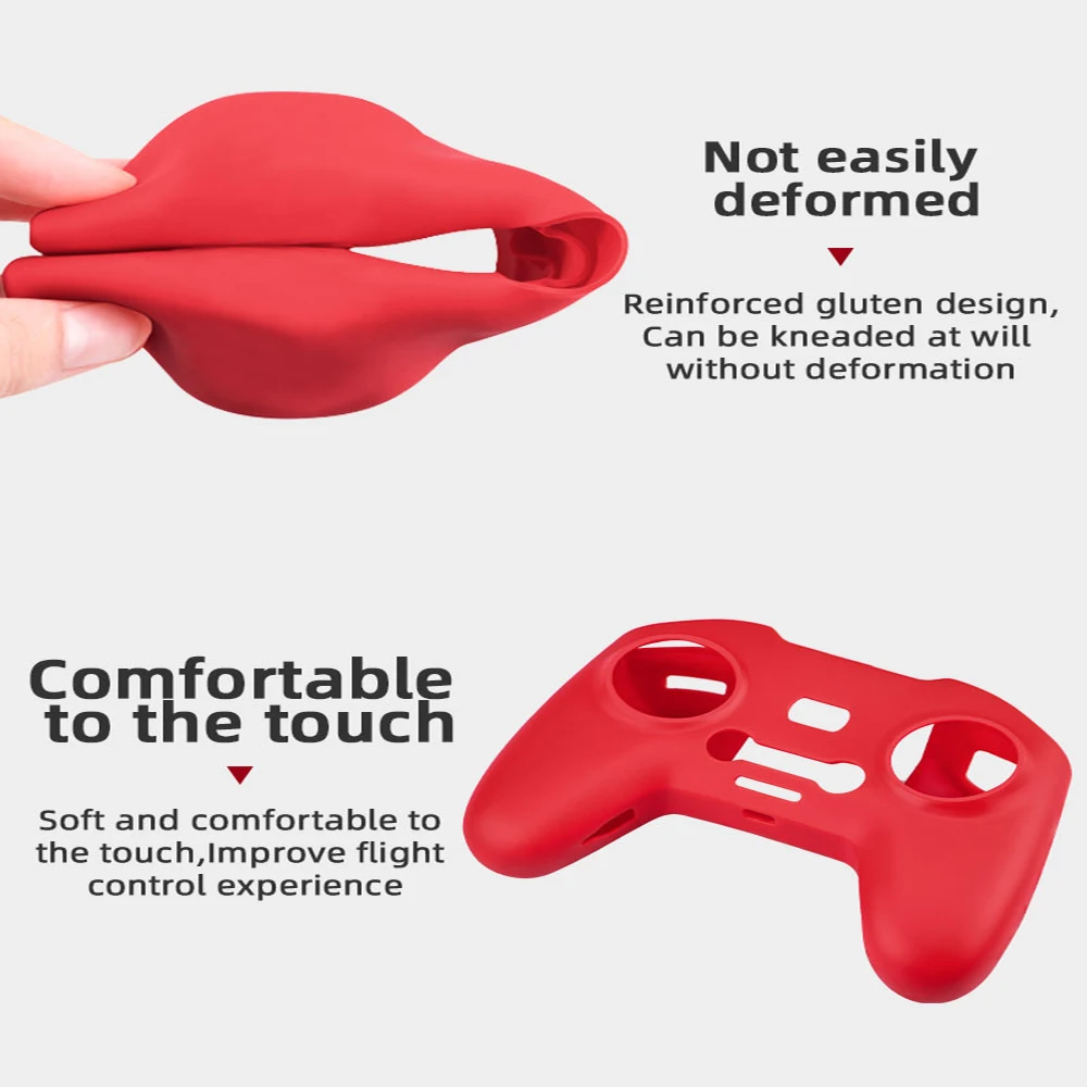 Silicone Cover Sleeve for DJI  AVATA 2/1 /FPV Remote Controller 2/3  Anti-scratch Protection Soft Cover Drone Accessories