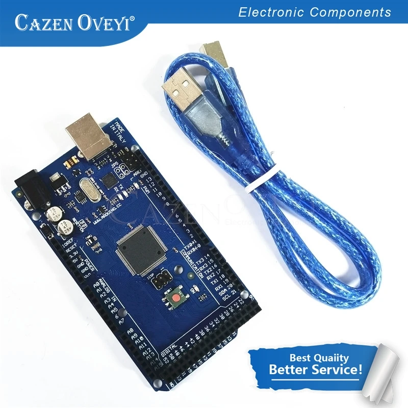 Mega 2560 R3 Mega2560 REV3 Conseil ATmega2560-16AU + Cavo USB ATMEGA16U2 compatibile versare For Arduino Mega 2560 r3 In Stock