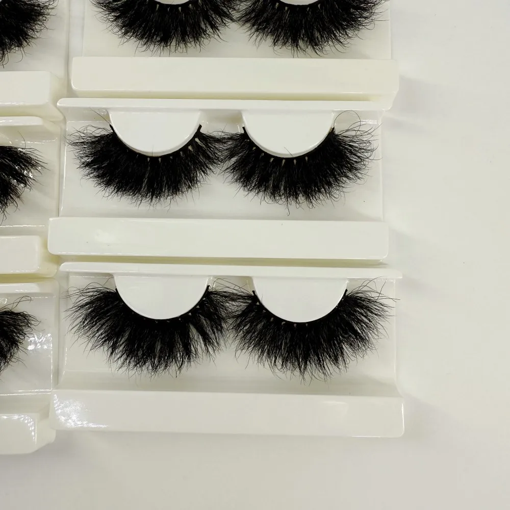 Cílios de vison de 25 mm com caixa de cílios grátis Cílios de vison de alta qualidade