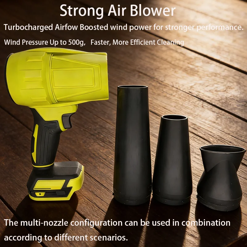 

Cordless Electric Air Blower Turbo Fan Jet Handheld Dust Blowing Tool For Makita 18V Battery Pin Washing Snow Blowing Leaf