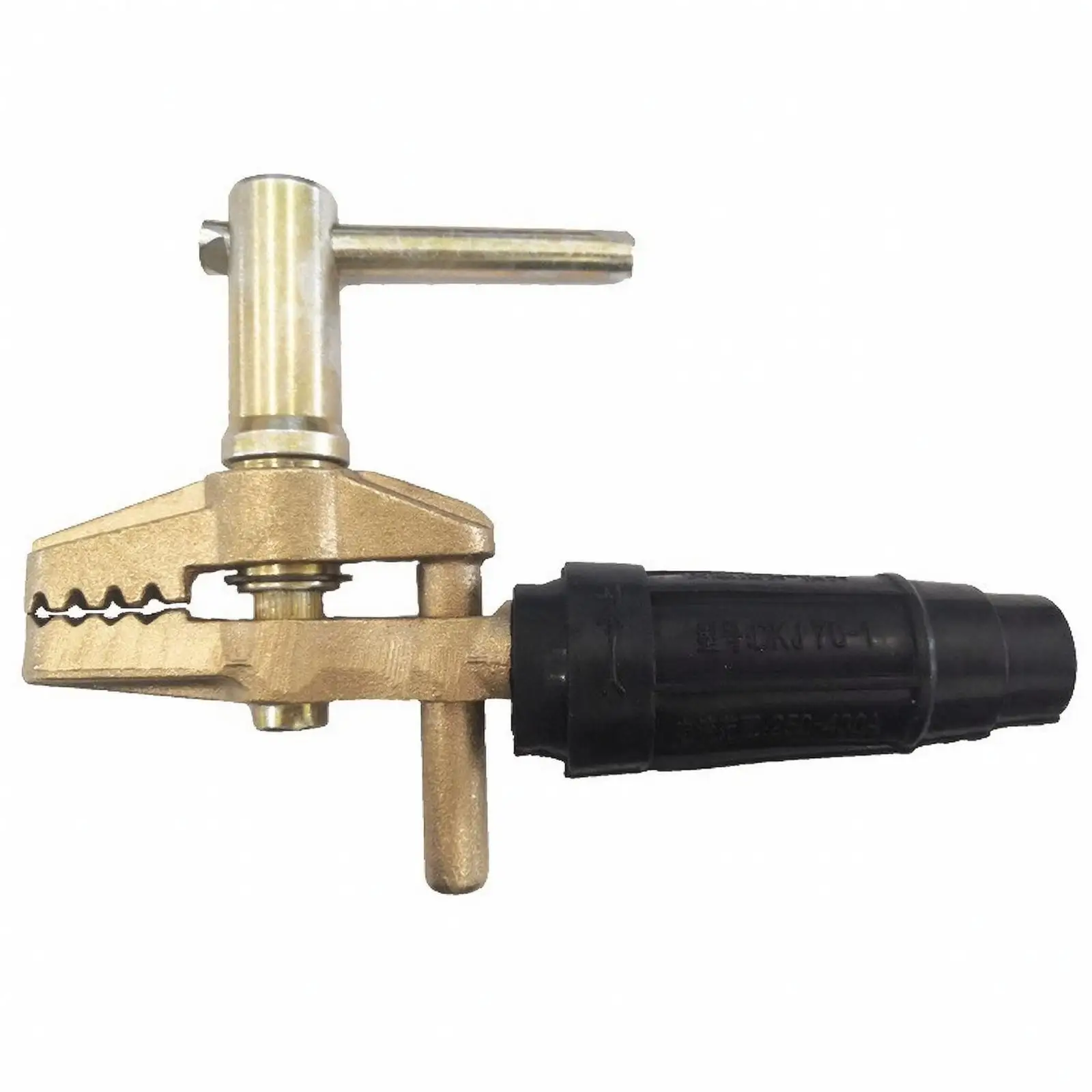600A Grounding Clamp with T-Handle 600A High Conductivity connection, metal joining Clamp with Insulated Grip, for Workshop