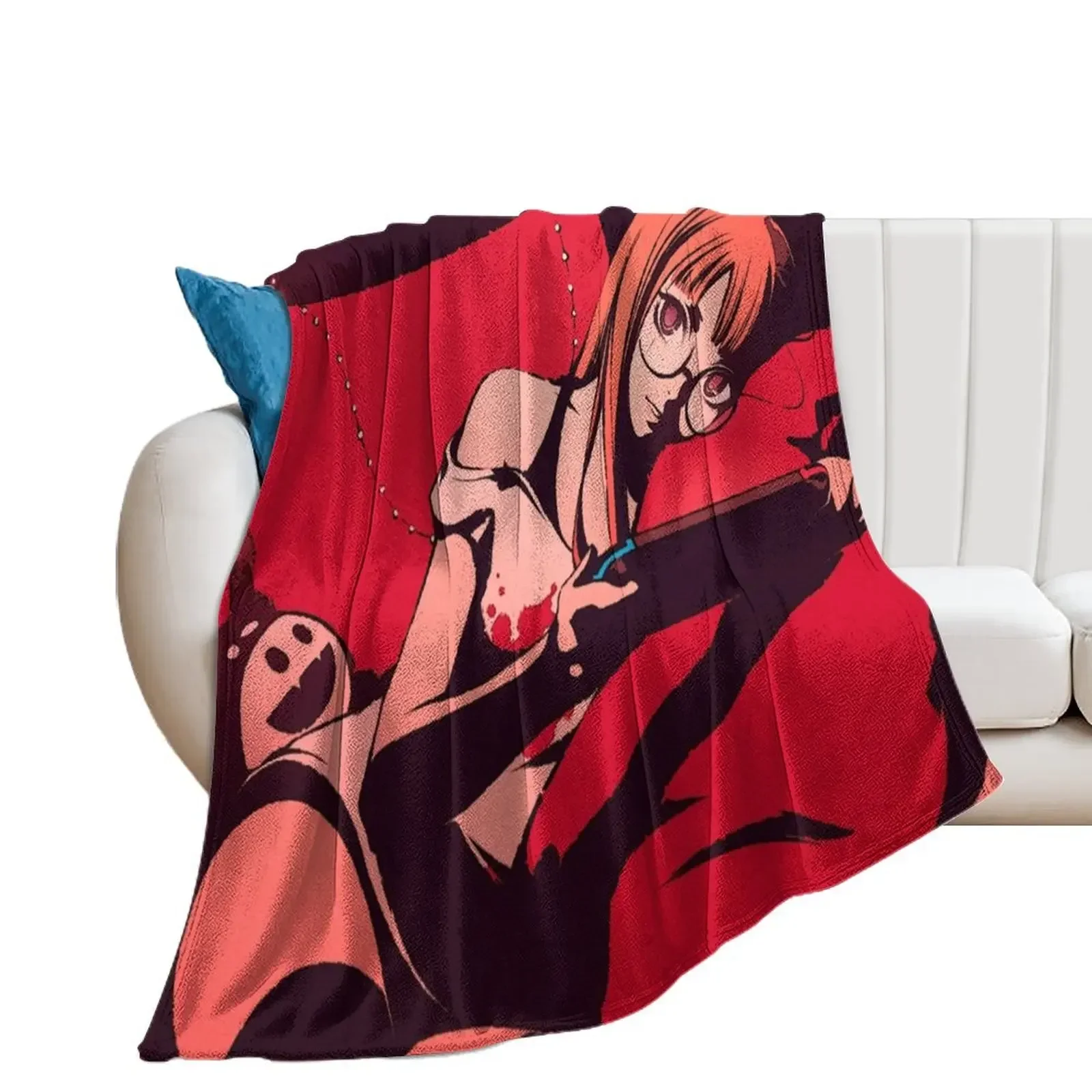 

Futaba Sakura | Playing Throw Blanket cosplay anime Soft Beds Blankets