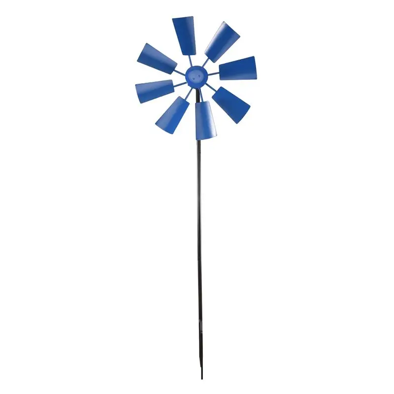 NEW HOT In Stock-1Pc Wind Spinner Decorative Windmill Decorative Iron Windmill Yard Plug-In Winnower Garden Wind Spinner Ornamen