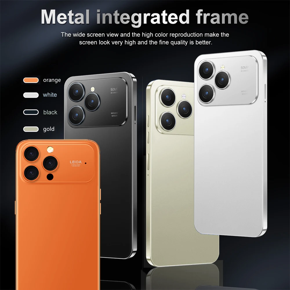 2026 NEW For i17 Pro Max Smartphone Original 7.0HD Cellphones 5G