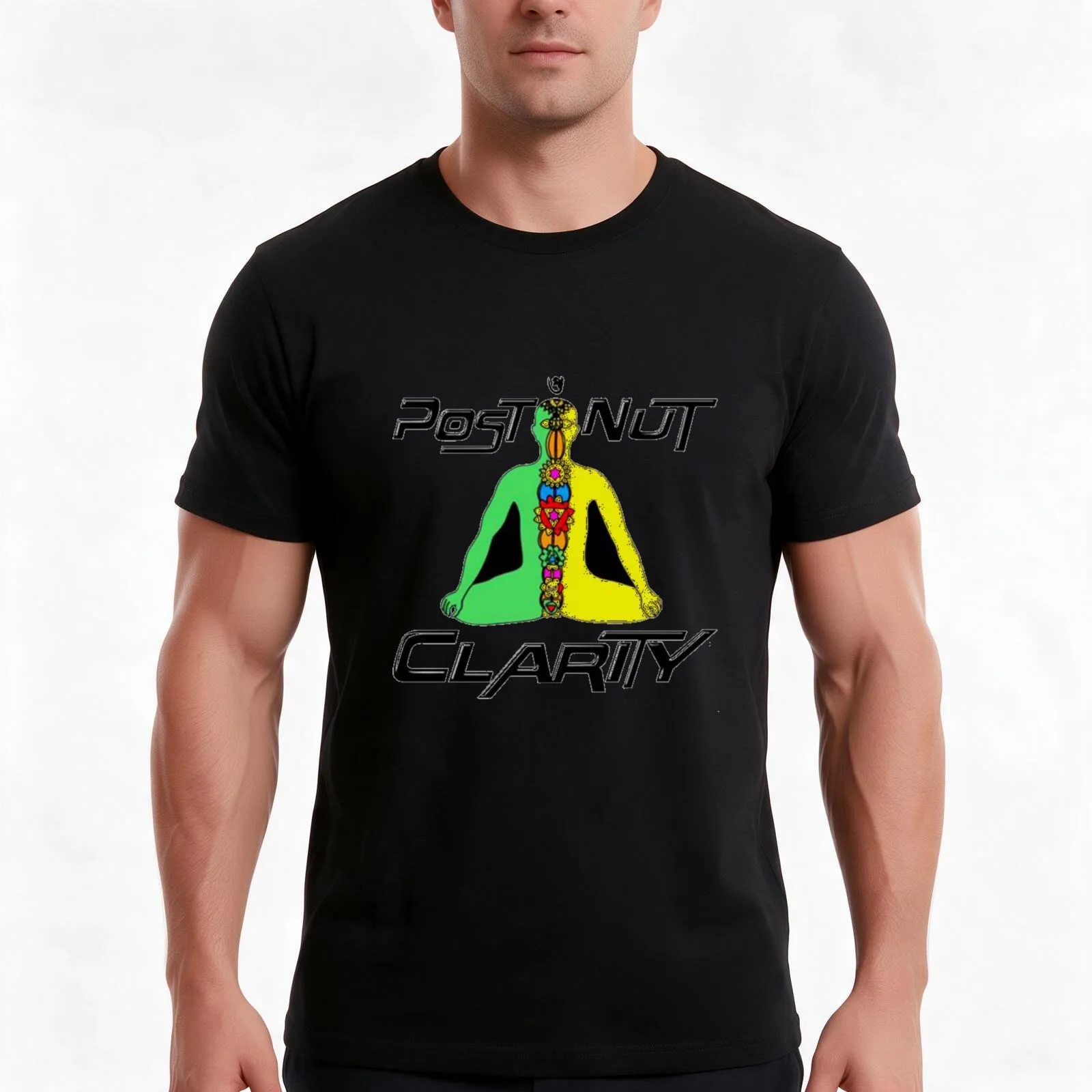 POST NUT CLARITY T-Shirt, Summer Casual Cotton Tee, Oversized Streetwear Tops, Vintage Graphic Print, Loose Fit Short Sleeve