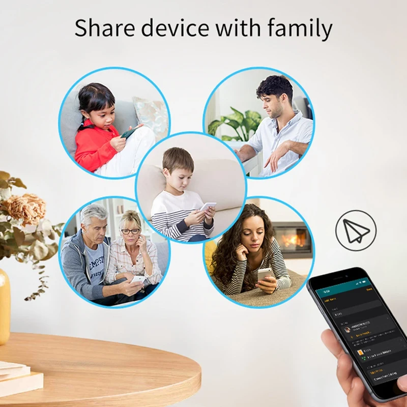 Vendita calda-Tuya Matter Filettatura Sensore per porte e finestre Alimentato tramite USB Smart Home Sensore per porte intelligenti Allarme per la sicurezza domestica e l'automazione