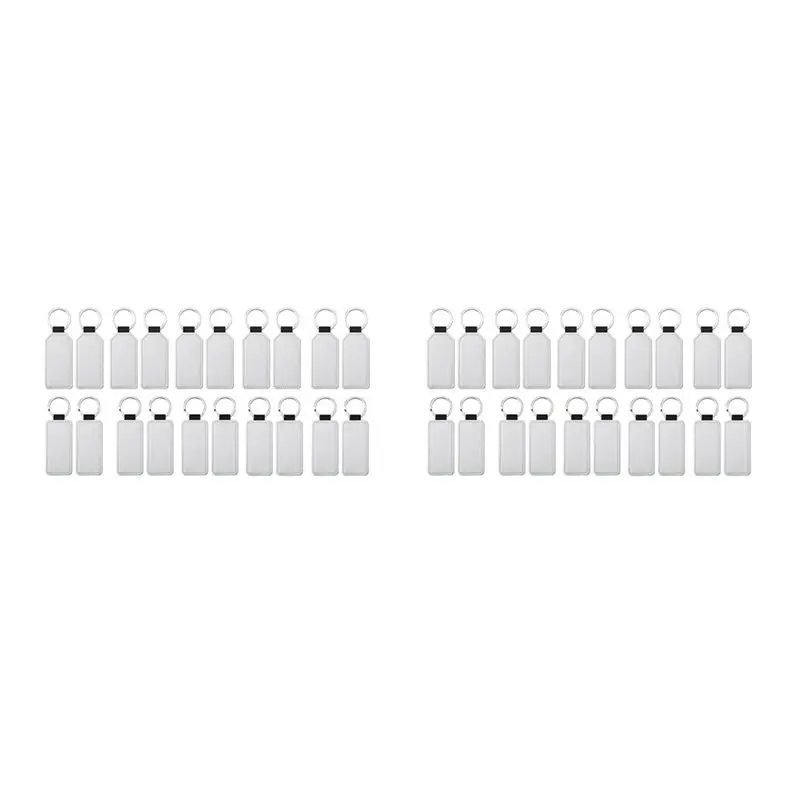 delicate-texture-40pack-sublimation-blanks-keychain-glitter-pu-leather-keychain-heat-transfer-keyring-double-sided-sublimation-b