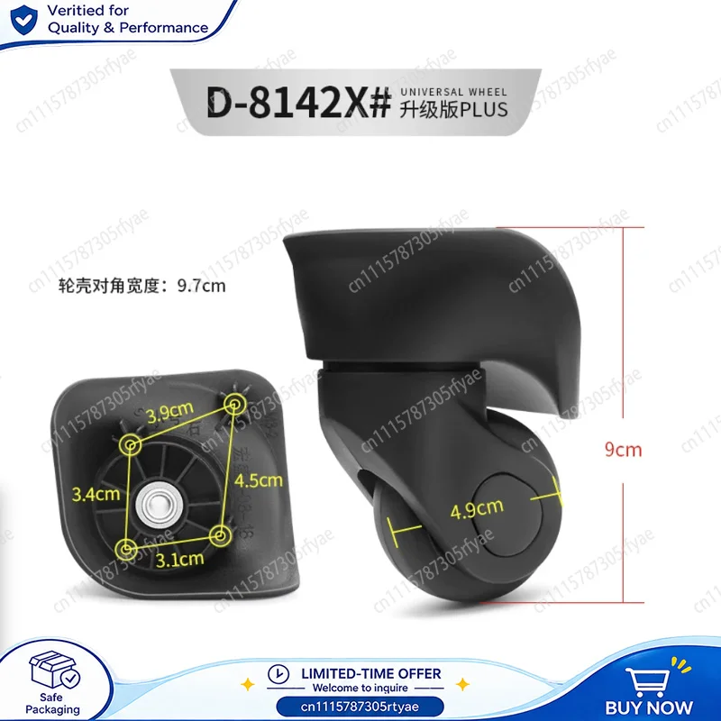 Travel Bag Rollers C11-A Universal Wheels Replacement for Luggage Suitcase Trolley Case Silent Casters Repair Accessories