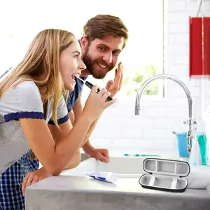 Universal TothBrush Travel Case, EVA -Aufbewahrungsbeutel für elektrische Zahnbürste, Schutzhülle, schwarze Stützkiste 6 Hauptverkaufstback - №4