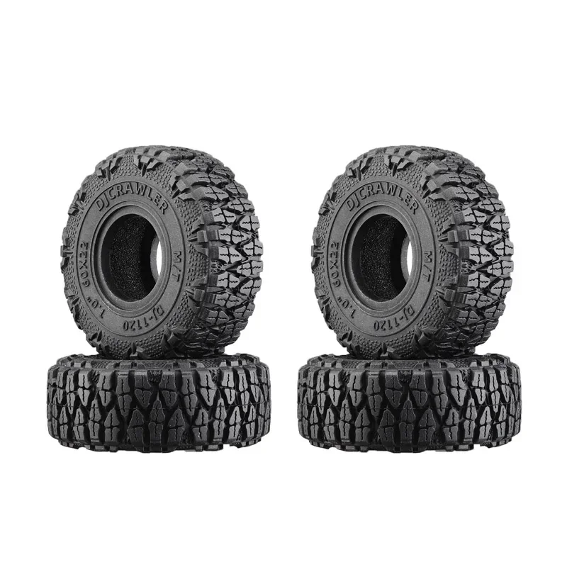 

4pcs High Viscous Tread Dragon Claw Tyres 60*22MM for 1/24 RC Crawler Car AXIAL SCX24 BRUSHED RTR CHEVROLET 4WD WRANGLER Parts