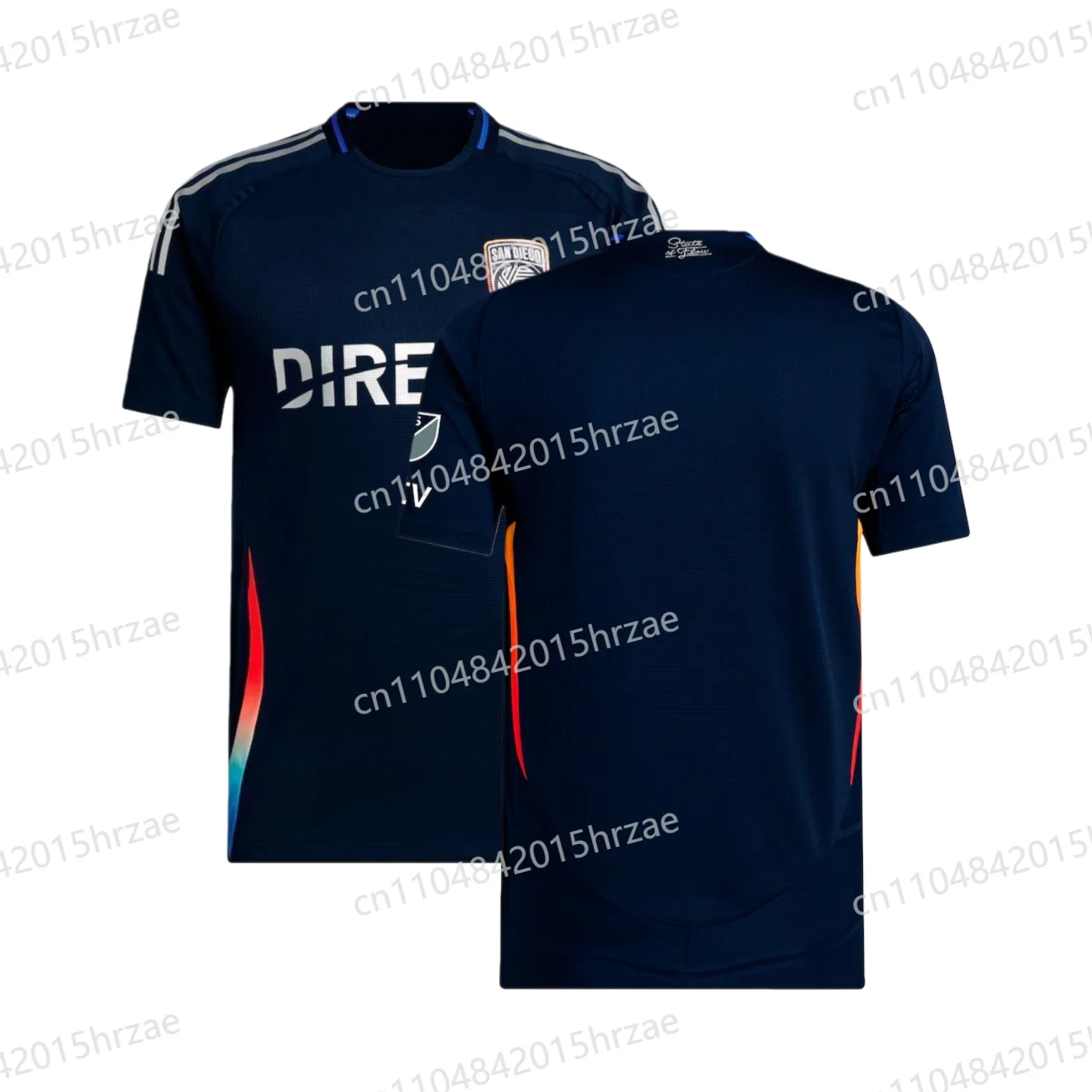 تي شيرت رياضي غير رسمي للأطفال البالغين على طراز سان دييغو الجديد 2026 طقم منزلي لكرة القدم جيرسي قابل للتنفس بأكمام قصيرة لكرة القدم