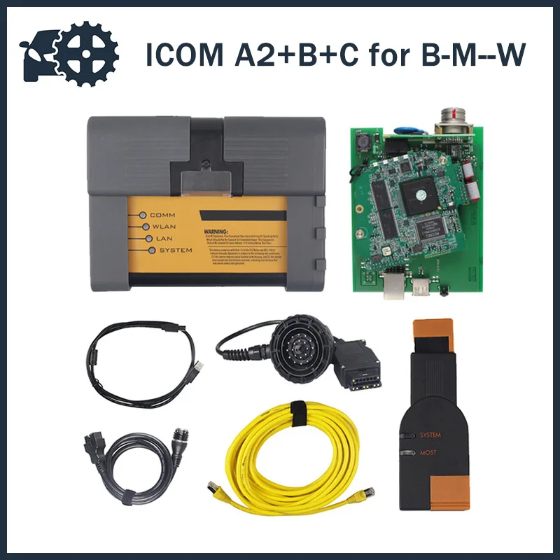 A+++ Quality V2022.6 of ICOM A2+B+C for B-M--W ICOM A2 B C Car Diagnostic & Programmer CAN and K-CAN protoco for Any WIN7 Laptop