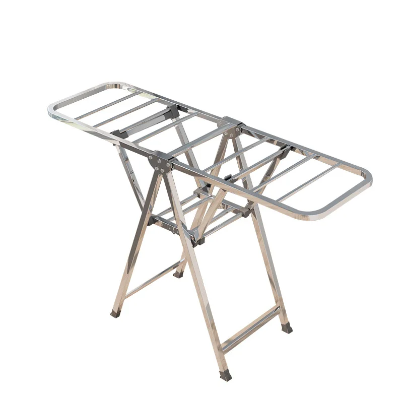 Hxl stainless steel clothes drying rack - portable, collapsible, and removable