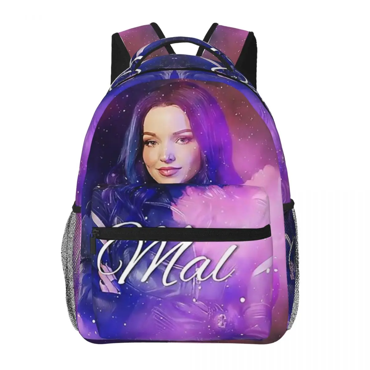 Mal Purple Queen - Descendants 3 For Girls Boys Large Capacity Student Backpack Lightweight waterproof Backpack 16in