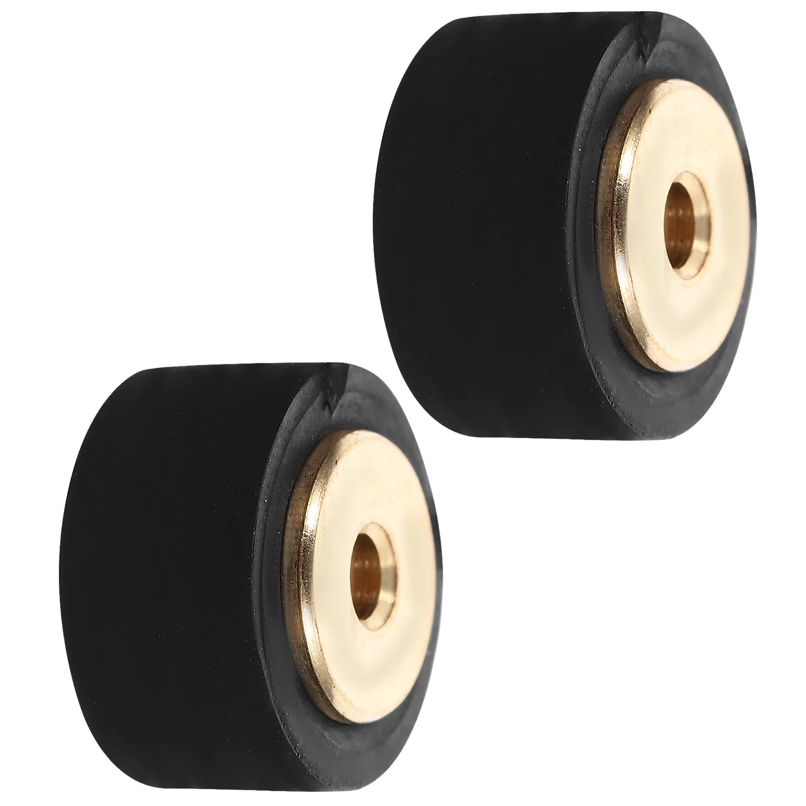 2pcs 13Mm Rubber Pinch Rollers For Recorder Repair Maintenance Replacement Compatible With Cassette Tape Machine Audio Video